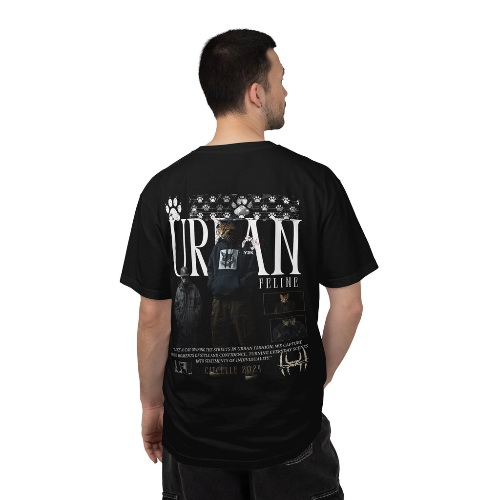 Cat Urban Streetwear Graphic T-Shirt