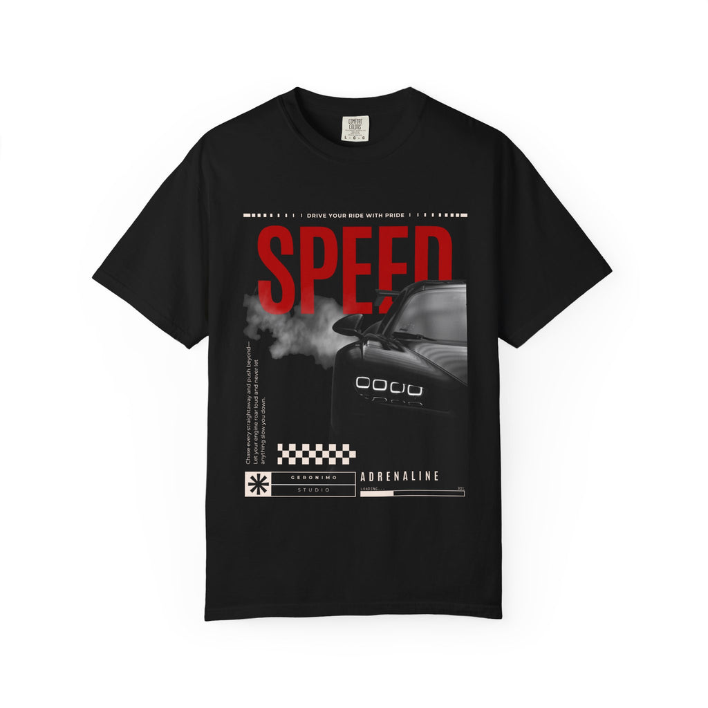 Speed Adrenaline T-Shirt — Racing Car Graphic Tee